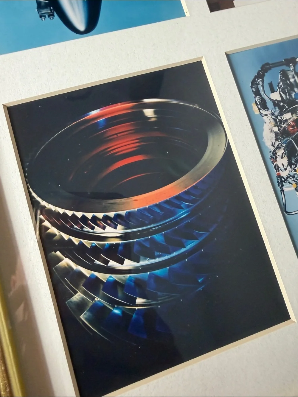 Ultra Rare GE Aviation JTAGG Jet Engine Executive Office Photo Display GEAE